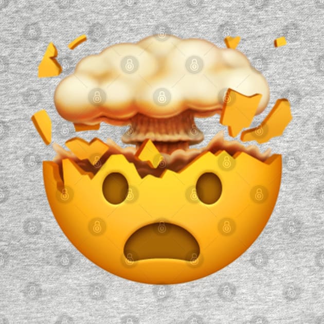 Exploding Head Emoticon by onecoolvector